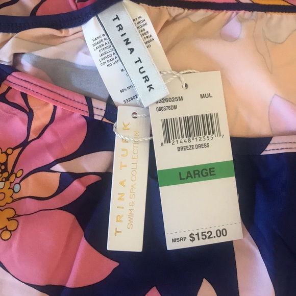 Trina Turk Breeze Tunic Cover Up Sizes S, L and XL NWT - Picture 12 of 12